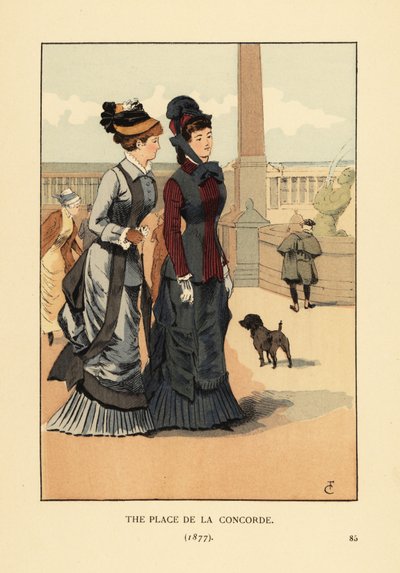 Plaza de la Concordia en 1877 de François Courboin