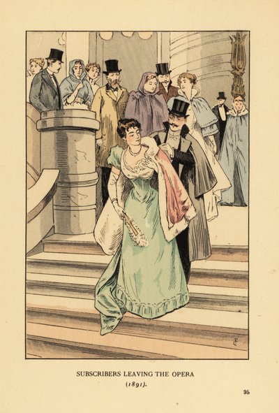 Abonados que abandonan la ópera de François Courboin