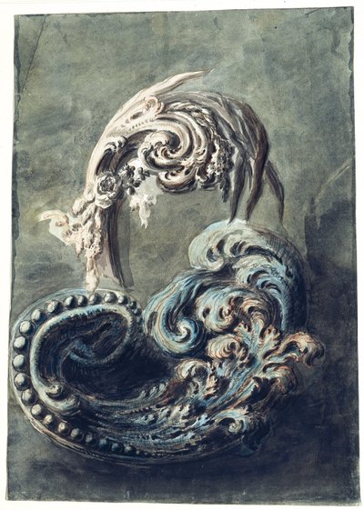 Ornamento de pergamino de François Cuvilliés the Younger