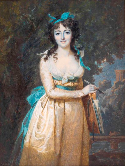 François Dumont - Retrato de mujer de Francois Dumont