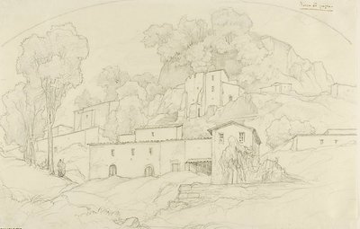 Rocca di Papa de François Edouard Bertin