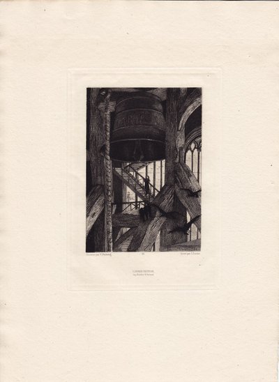 François Flameng - Victor Hugo - Canciones del crepúsculo - La campana de Francois Flameng