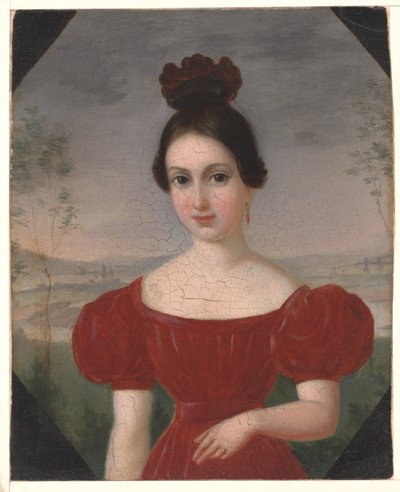 Retrato de Marie Louise Tétu, Madame François Fleischbein de François Fleischbein