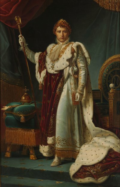 Retrato del emperador Napoleón I
El emperador Napoleón I con el traje de la coronación, 2 de diciembre de 1804 de François Gérard (workshop of)