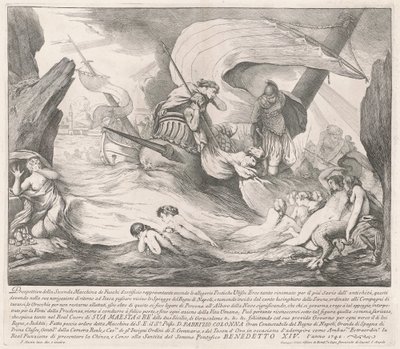 La Segunda Macchina para la Chinea de 1742: Ulises y las Sirenas de François Hutin