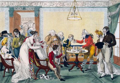 Juego de cartas, primer cuarto del siglo XIX de François Joseph Bosio Baron