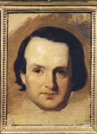 Estudio para un retrato de Victor Hugo (1802-85) c.1836 de François Joseph Heim