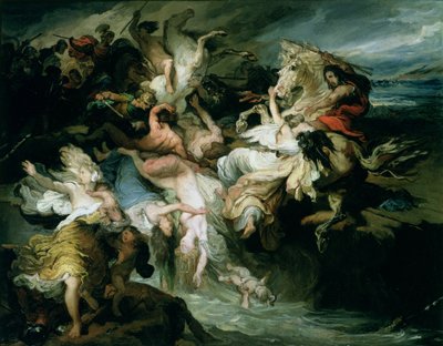 La derrota de los teutones y los cimbrios por Cayo Mario de François Joseph Heim