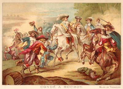 El Gran Condé en la Batalla de Rocroi, 1643 de François Joseph Heim