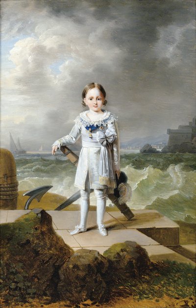 Retrato del príncipe Napoleón Luis Bonaparte 1804-1831 de François Joseph Kinson