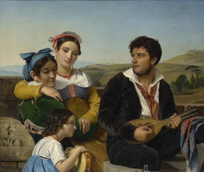 Grupo musical, 1821 de François Joseph Navez