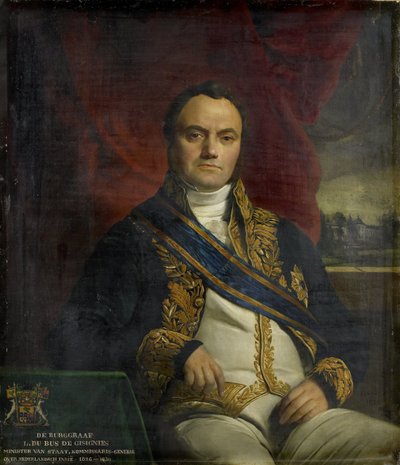 Retrato de Léonard Pierre Joseph, vizconde de Gisignies, comisario general de François Joseph Navez