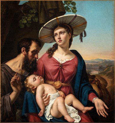 Descanso en la Huida a Egipto de François Joseph Navez