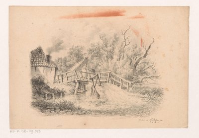 Paisaje con puente de François Joseph Pfeiffer (II)