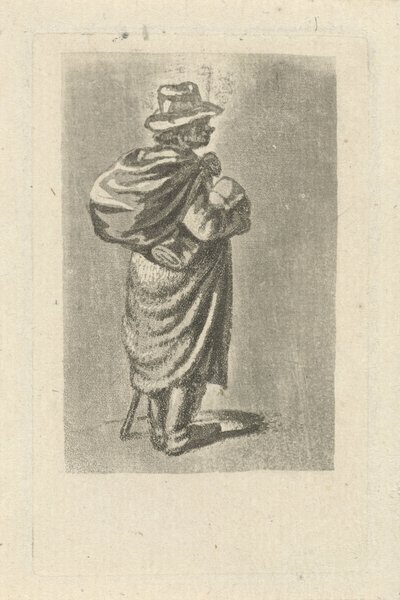Viajero con bolso en la espalda de François Joseph Pfeiffer (II)