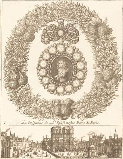La Perspectiva de la Iglesia de Notre Dame de París de François Le Febvre