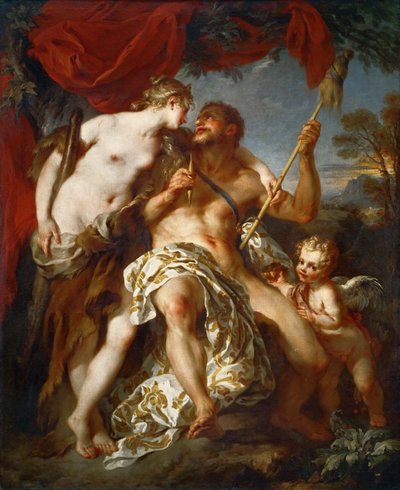 Hércules y Ónfale de François Le Moyne