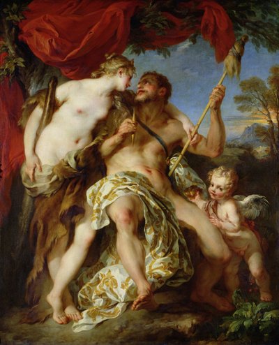 Hércules y Ónfale, 1724 de François Lemoyne