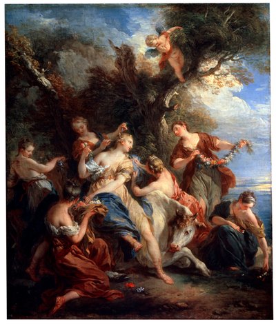 El rapto de Europa, c. 1725 de François Lemoyne
