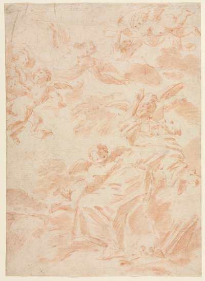 La estigmatización de San Francisco de François Lemoyne
