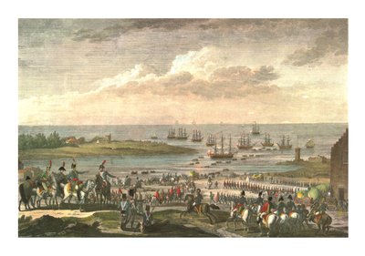 Embarque de los ingleses en Holanda, 30 de noviembre de 1799 de François Louis Couché