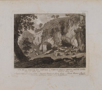 Uve (sic) de la Grotte des Chevres (nº X) de François Morel