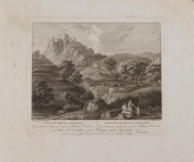 Vista de Rocca Giovine (nº V) de François Morel