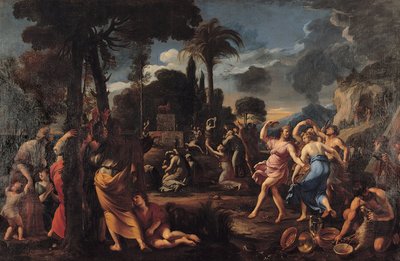 La adoración del becerro de oro de Francois Perrier