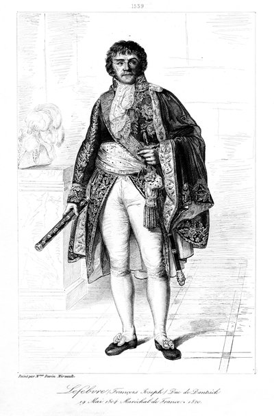 François Joseph Lefebvre 1755-1820, duque de Dantzig, 1839 de François Pigeot