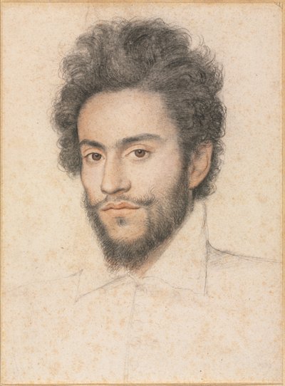 Joven con barba, siglo XVII de François Quesnel