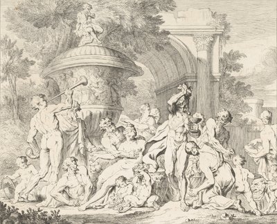 Bacanal, ca. 1710-40 de François Roëttiers
