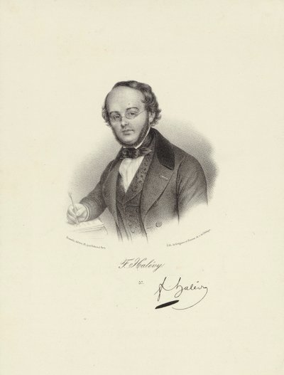 Personaje representado:  Jacques Fromental Halévy de Francois Seraphin Delpech