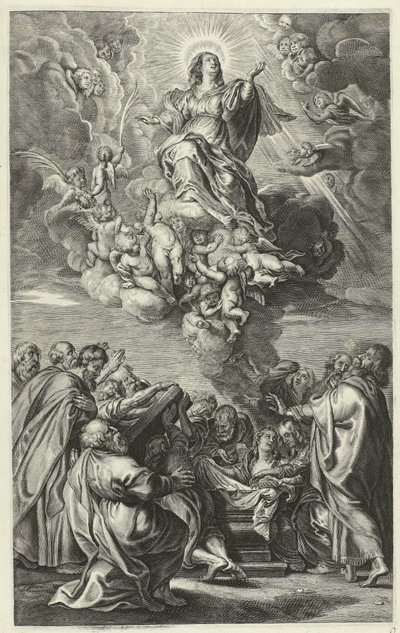 Asunción de María Vida de Cristo (título de la serie) de François Stuerhelt (possibly)