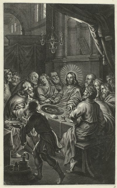 Última cena Vida de Cristo (título de la serie) de François Stuerhelt (possibly)