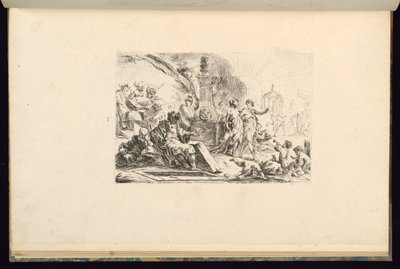 Diseño con Apolo de François de Cuvilliés the younger