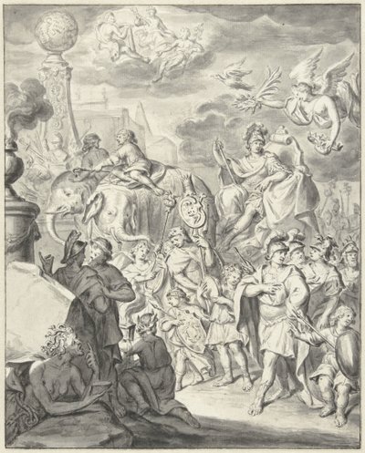 Triunfo alegórico de un príncipe o general de François van Bleyswijck