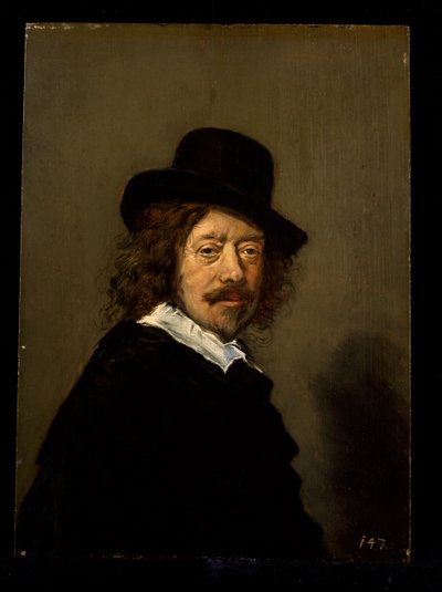 Retrato del artista, c.1650 (óleo sobre madera) de Frans (after) Hals