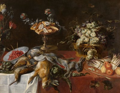 Naturaleza muerta (óleo sobre lienzo) de Frans (attr. to) Snyders or Snijders