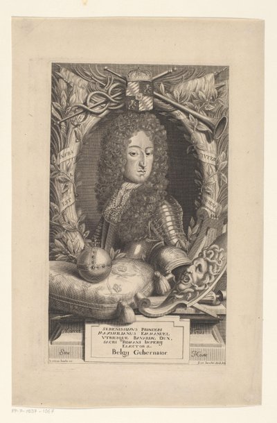 Retrato de Maximiliano Emanuel Elector de Baviera de Frans Bouche