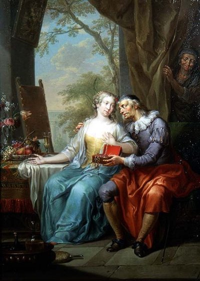 Alegorías del amor desigual (un par) de Frans Christoph Janneck