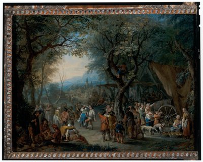 Feria del pueblo de Frans Christoph Janneck
