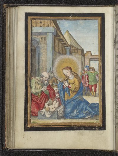 Adoración de José y María de Frans Crabbe van Espleghem