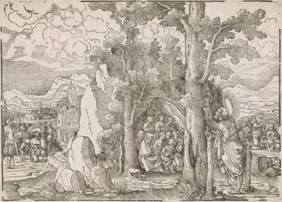 Paisaje con Escenas de la Vida de San Juan Bautista de Frans Crabbe van Espleghem