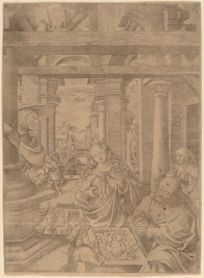 La Adoración de los Pastores de Frans Crabbe van Espleghem