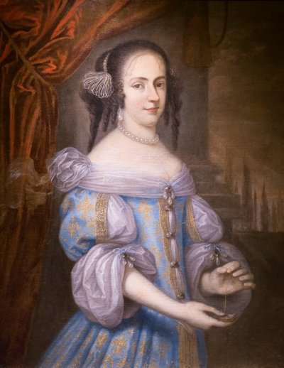 Retrato de Isabel de Este, c.1662 (óleo sobre lienzo) de Frans Denys