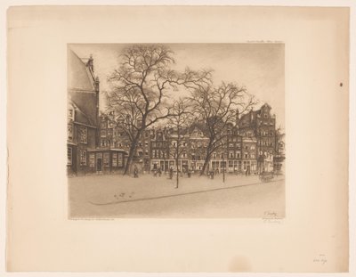 Vista del Noordermarkt de Ámsterdam
Noordermarkt, Ámsterdam (título en el objeto) de Frans Everbag (signed by artist)