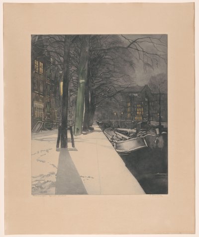 Prinsengracht (título original del objeto) de Frans Everbag (signed by artist)