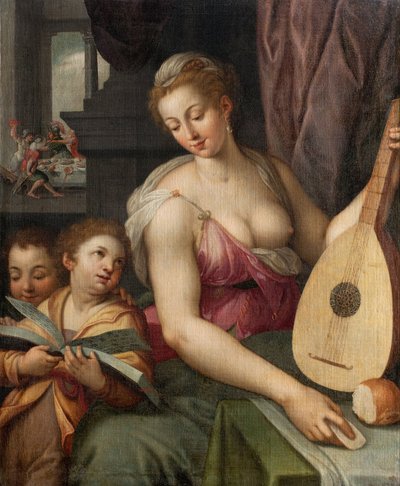 Alegoría de la música, c.1575 de Frans Floris
