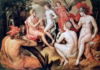 El juicio de Paris de Frans Floris