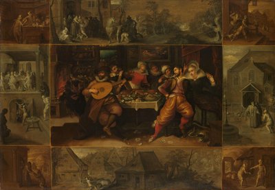 La parábola del hijo pródigo de Frans Francken (II)